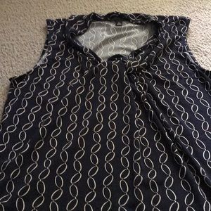 Banana Republic navy blouse
